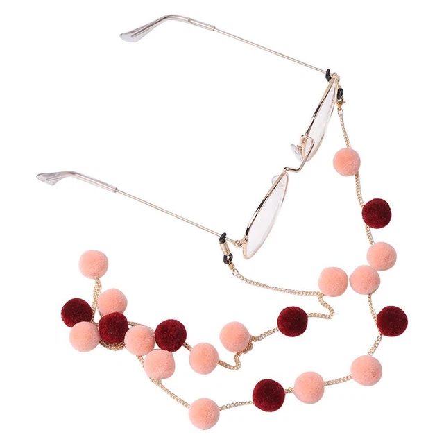Glasses Girls Glasses Chain Metal Eyeglass Holder Strap Sunglasses Cord Rope
