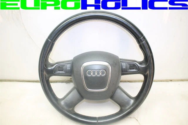 OEM Audi Q7 07-09 4 Spoke Leather Multifunction Steering Wheel 4F0419091AH BLACK