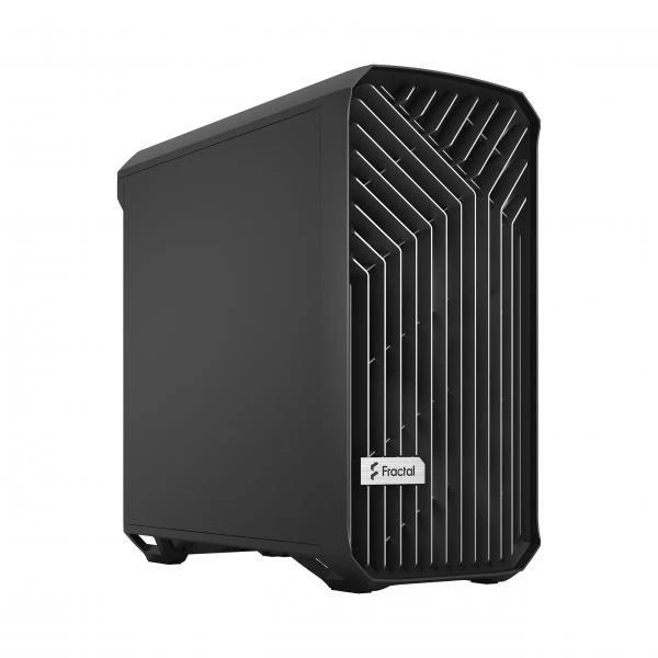 14658002 Custodia per PC - DESIGN FRACTAL - Torrent Compact Black Solid - Nero (