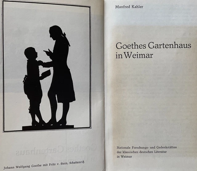 WILLI EHRLICH GOETHES GARTENHAUS IN WEIMAR EUR 1,00 PicClick FR