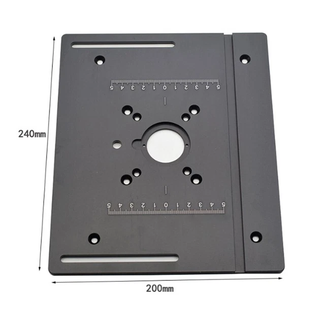 Neuf plaque d'insertion routeur tondeuse de table outils de travail du bois 240