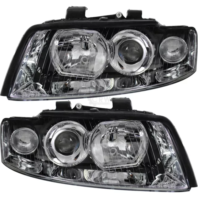 Set Faros para Audi A4 8E B6 Año Fab. 00-04 H7+ H7 Eléctr. Lwr Sedán Avant