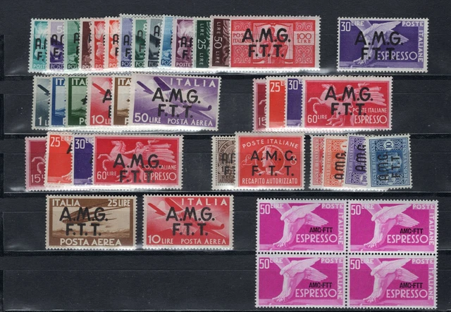 Italy Amg Vg Ftt Trieste Great Stock Enormous Catalogue Value All Perfect Mnh 2