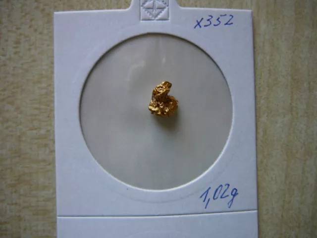 1,02 Gramm Goldnugget Nugget Gold  Australien Unikat x352