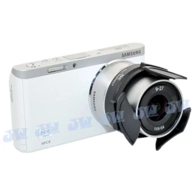JJC Self-Retaining Auto Lens Cap For Samsung NX Mini Camera with 9-27mm OIS Lens