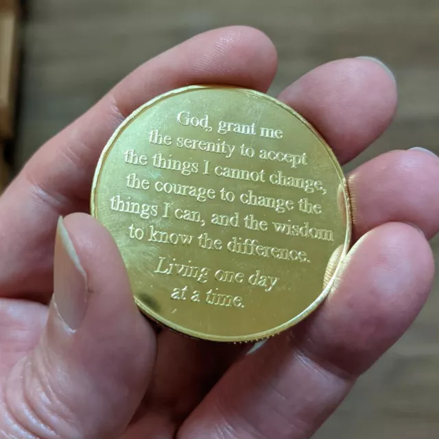 AA RECOVERY SOBRIETY Serenity Coin 