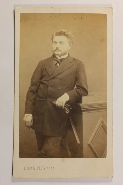 Frankreich Porträt Von Ch. Savary Numa Fils Paris c1865 Foto CDV