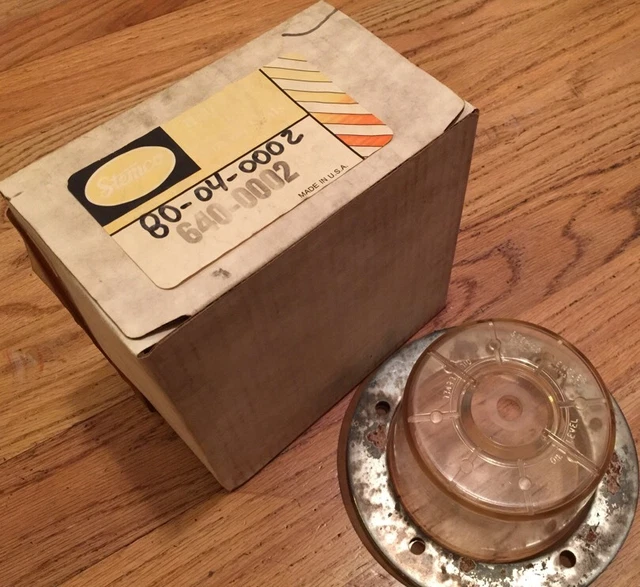 Stemco 640-0002 Transparent Vue Hub Casquette 640 0002 NOS Lourd Plastique USA 5
