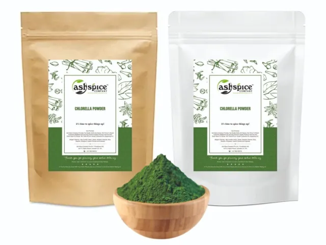 Chlorella Powder Organically Grown, 100% Pure Premium Quality! Cracked 25g-1900g