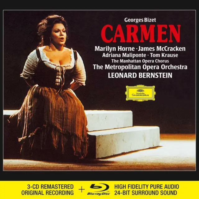 Bizet: Carmen / Bernstein, Horne, Mccracken, Maliponte - CD + Bluray Disc