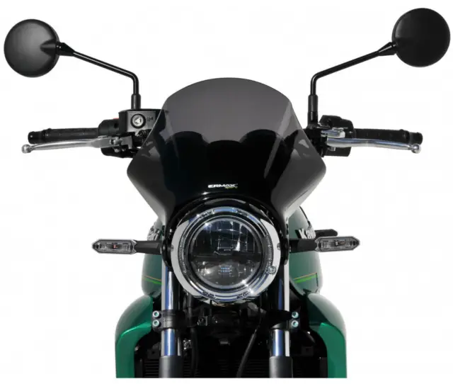 Kawasaki Z650 Rs - 22/24 - Tete De Fourche Saute Vent Bulle Nasty Noir Clair Erm