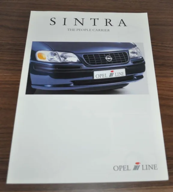 1997 Opel Sintra The People Carrier Brochure Prospekt EN