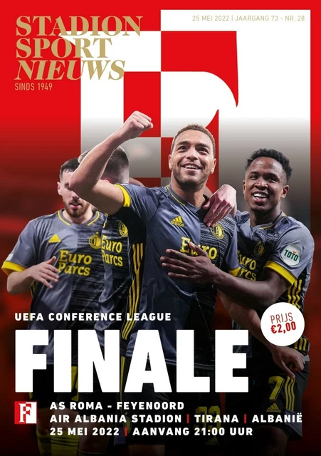 Médaille Gagnant – Finale Europa Conference League 2022 – Roma Vs Feyenoord – Tirana
