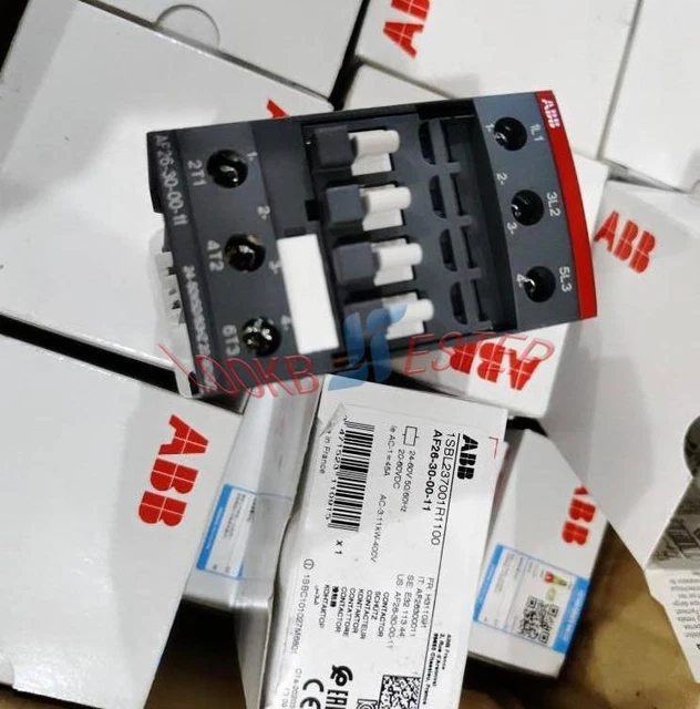 One Brand New ABB Contactor AF26-30-00-11 24-60V AC/DC 1SBL237001R1100