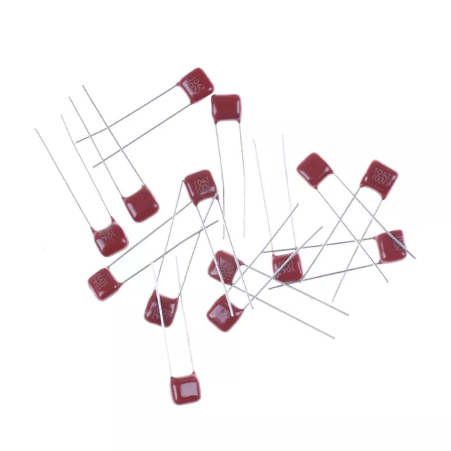 10pcs CBB 104J 100V 0.1UF 100NF P5mm Metallized Film Capacitor 104 100v H..pj