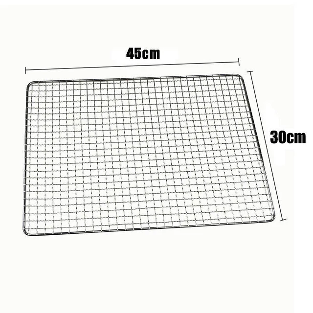 STAINLESS STEEL BBQ Grill Grate Grid Wire Mesh Rack Cook Replacement