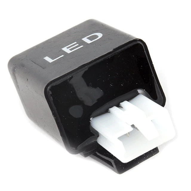 Ashata Unité de relais Flasher Relay 3 Pin, 12V Car Indicator Flasher