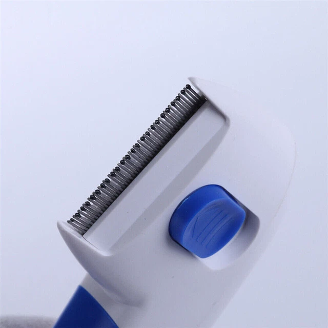 Electric Flea Zapper Lice Remover Hair Comb Brush Cat Dog Safe Cleaning Tool` 9