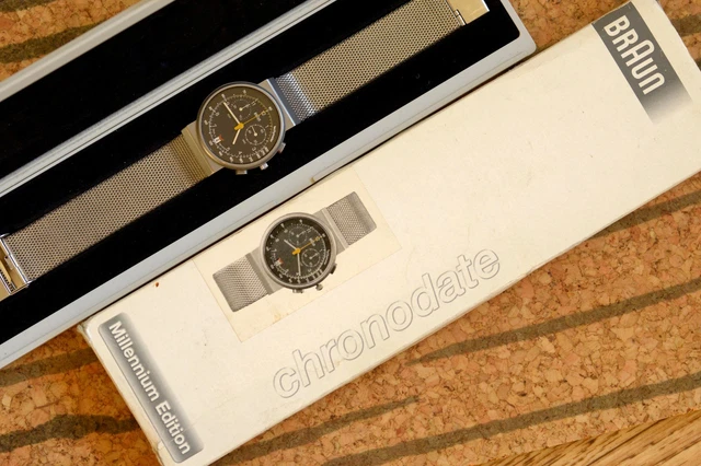Braun AW70 chronodate edition 稀少 Braun AW70 chronodate edition 稀少 タイムレスな名作プロダクトが