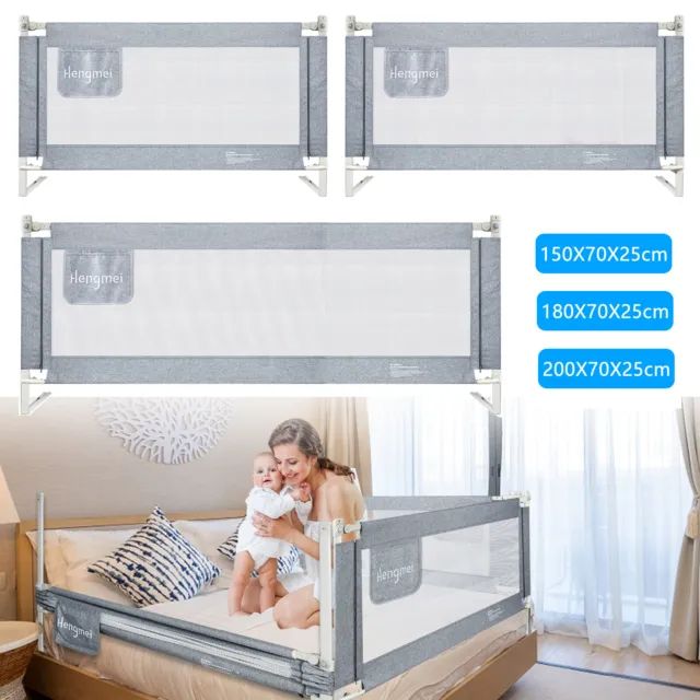 150/180 /200 cm Rejilla de cama protección contra caídas Bebé Estuche Protector de cama Rejilla de cuna *