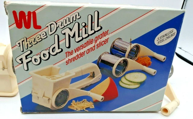 Vintage Late 20th Century Unused Food Grater, Shredder & Slicer Set Boxed 2