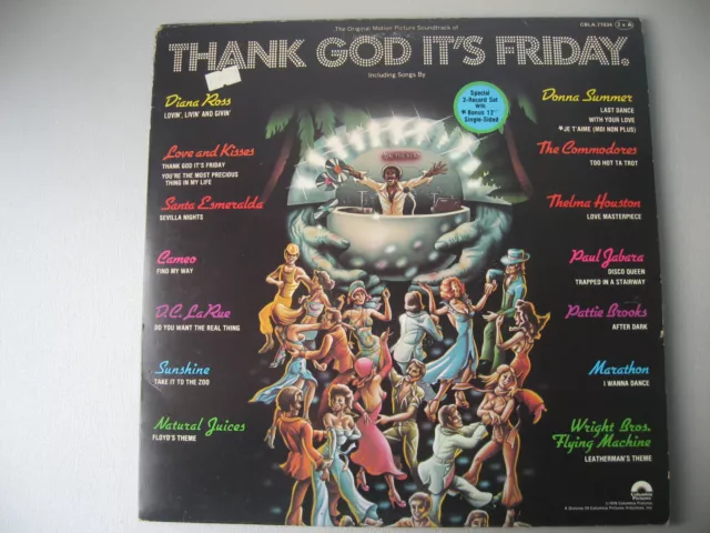 Thank God It's Friday (The Original Motion Picture Soundtrack) 3 × Vinyl, LP