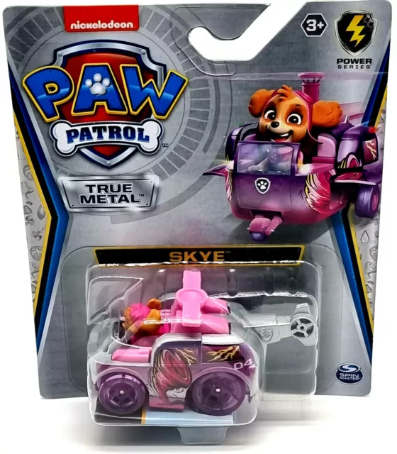 Paw Patrol True Metal Fahrzeuge Power Series  Autos Cars Figur Sky