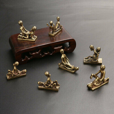 7Pc Sex Position Figure Statue Sexual Lover Brass Handwork Charm Craft Ornaments