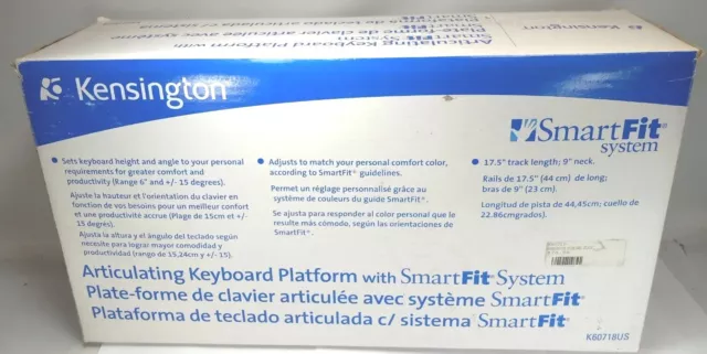 Kensington Articulating Keyboard Platform with SmartFit System K60718US