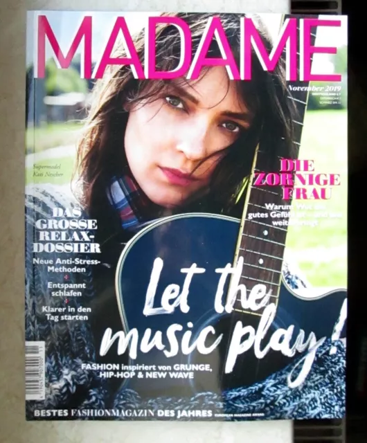 Madame Mode Fashion Zeitschrift Heft Ausgabe November 11/2019