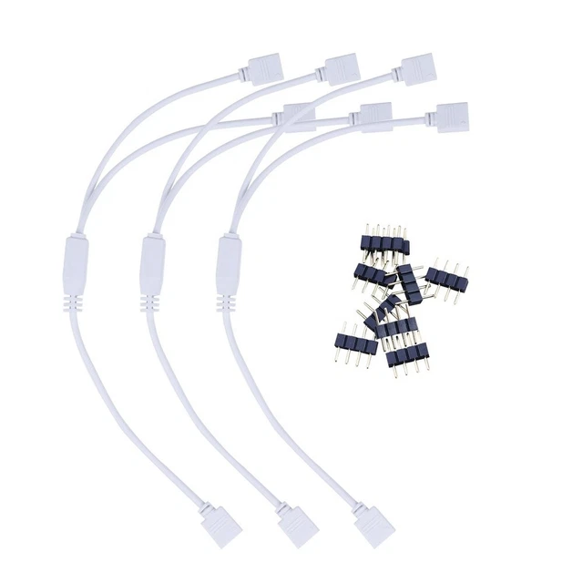 3 PCS/Set Streifenlampenkabel Geführtes Anschlusskabel Regler
