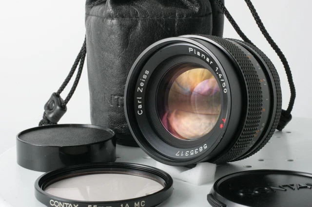 [Near Mint] CONTAX Carl Zeiss Planar T* 50mm F/1.4 AEJ aus Japan