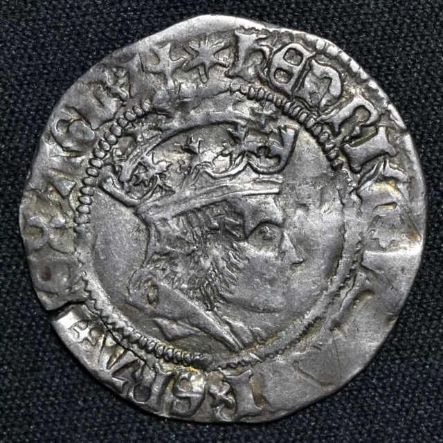 HENRY VIII 1509-47, Halfgroat, First Coinage, York, mm Star, S.2326, N ...