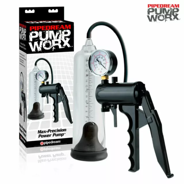 Pump Worx Max-Precision Power Pump Pompa il Pene Sviluppatore Aumento Dimensioni