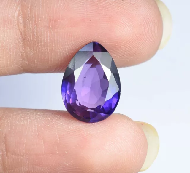 6.65 Ct Natural Rara Ceilán Taaffeita Corte Pera Piedra Preciosa Suelta...