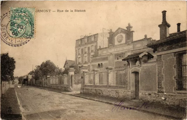 CPA ERMONT - Rue de la Station (380388)