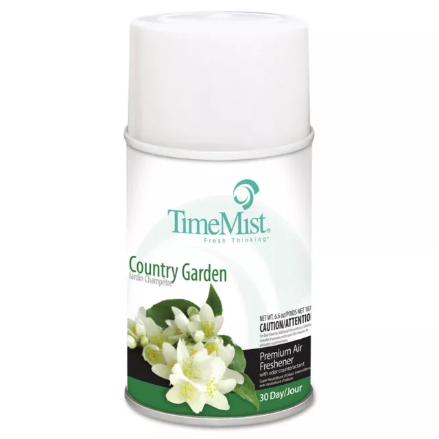 TimeMist 1042786EA Country Garden Scent 6.6 oz. Metered Air Freshener Refill New