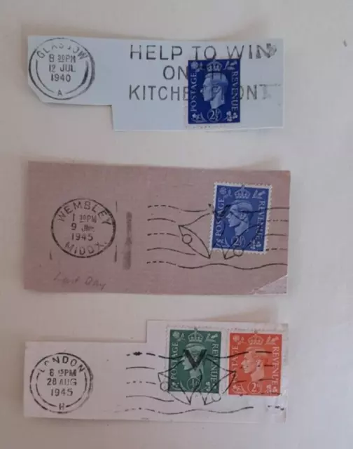 Ww2 Home Front Slogan Postmarks