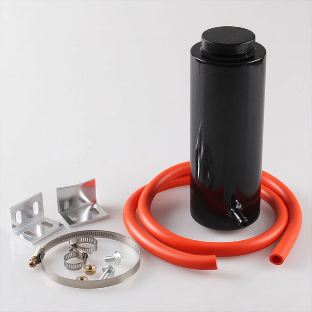 Serbatoio di recupero del liquido refrigerante, serbatoio di troppo pieno 'acciaio inossidabile, Serbatoio di trabocco del radiatore 'acciaio inossidabile lucidato, elegante latta di cattura