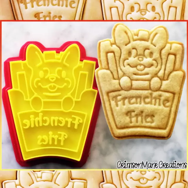 French Bulldog Cookie Cutter Frenchie Fries Biscuit Baking Supplies Fondant Tool