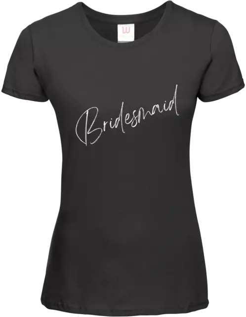 Personalized Bride Top, Team Bride Bridesmaid Maid of Honour T-shirt 2