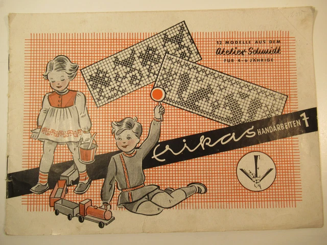 ERIKAs Handarbeiten Nr. 7 Modelle Atelier Schmidt Nähen Stricken Häkeln Vintage