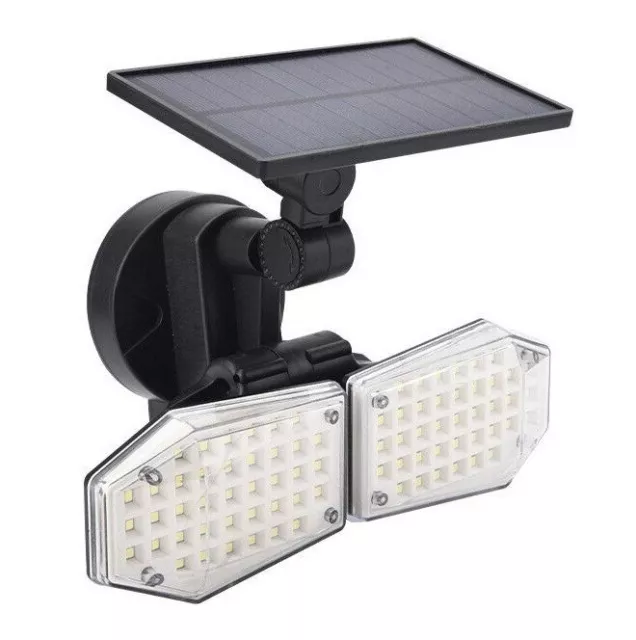 Luz Solar con sensor de movimiento Exterior 78 LED Foco carga solar de Lámpara