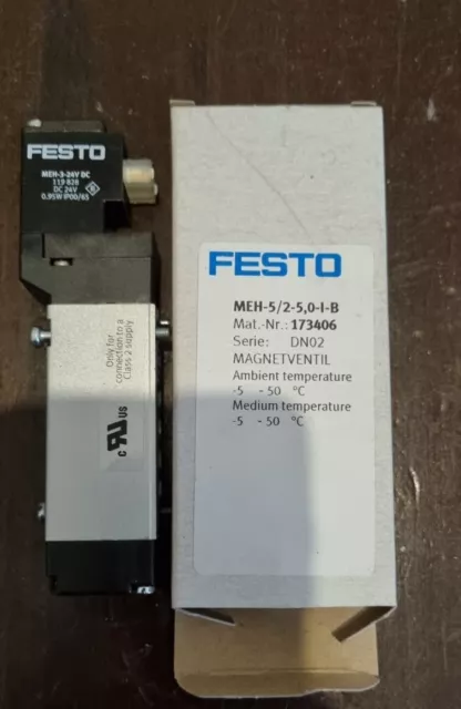 FESTO MEH-5/2-5,0-i-b Magnetventil Magnetic Valve Pneumatic Modellbau