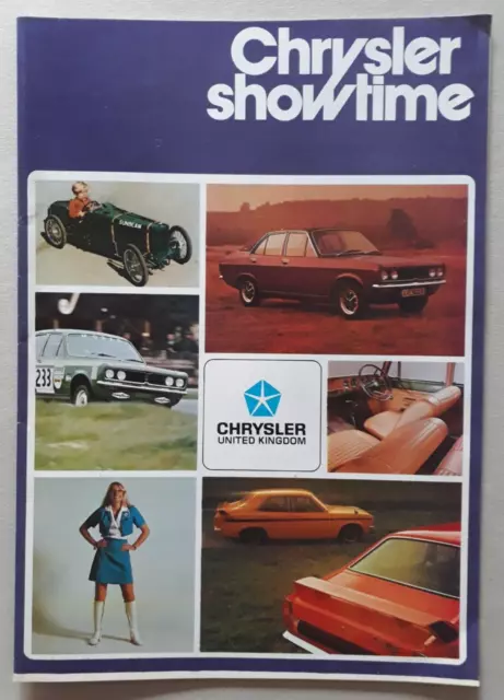 Rootes Range Brochure 1972 - Chrysler Sunbeam Hillman Humber Simca Valiant