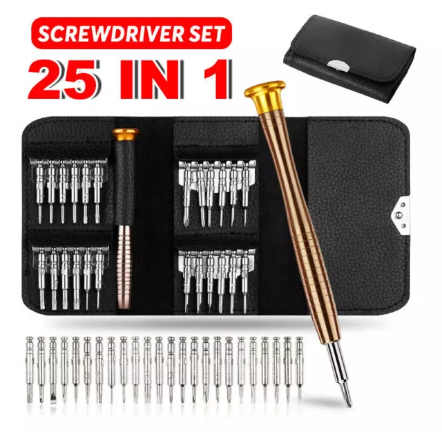 25 in-1 Magnetic Screwdriver Set Precision Repair Tool Kits for PC Watch Camera