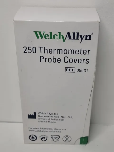 Welch Allyn Probe Covers SureTemp 378, 679, 690, 692 Thermometers 250/Case 05031