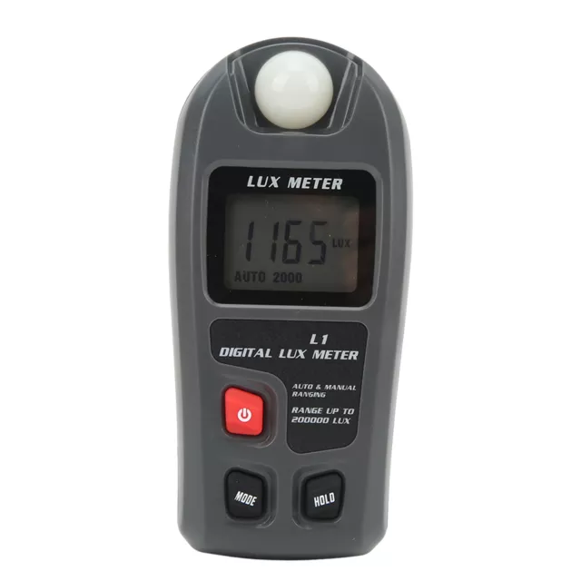 Digital Light Meter Illuminance Tester Luxmeter Illuminometer Auto Shutdown LIF