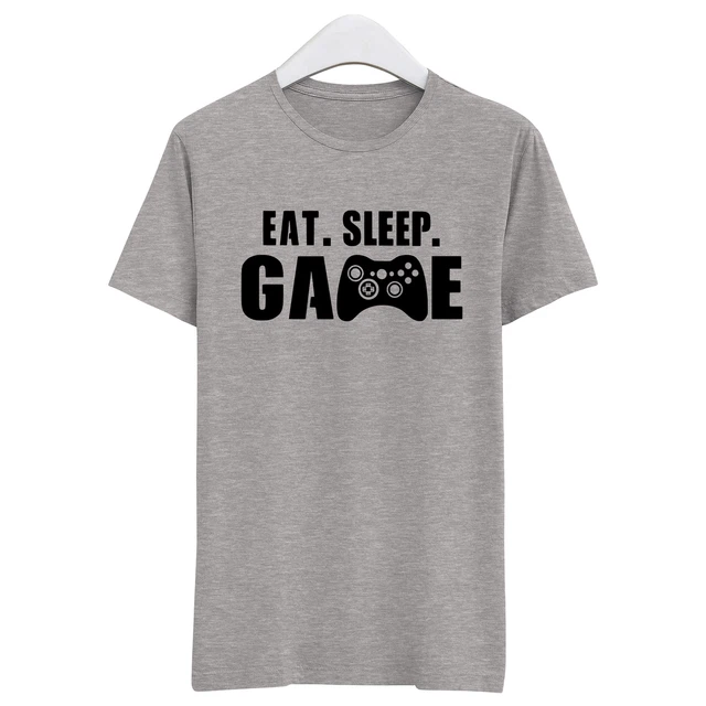 Giocatore - T-shirt gioco del sonno gioco giocatore amante computer nerd V1878