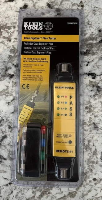 Klein Tools VDV512-058 Coax Explorer® Plus Tester - New